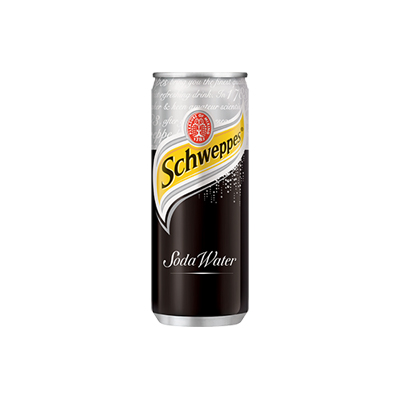 Schweppes Soda Water 330ml Can Singapore