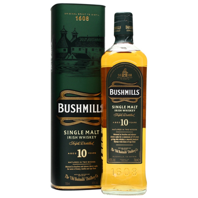 Bushmill Irish Whiskey 10yrs Singapore