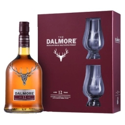 Dalmore 12 years Gift Pack with Glasses